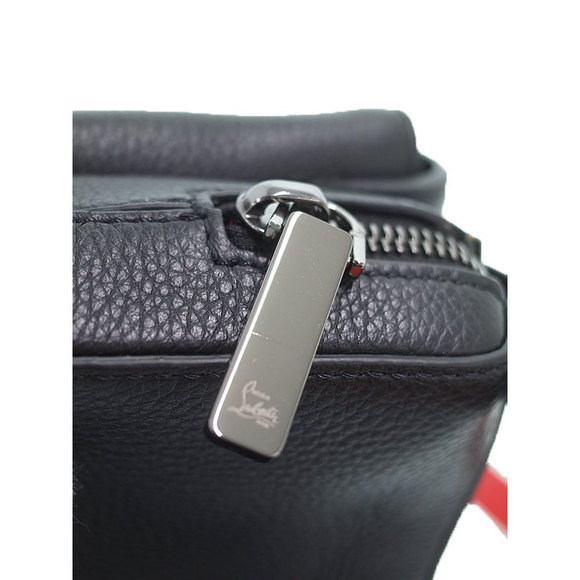 Christian Louboutin Benech Reporter Spike Shoulder Bag Leather - Picture 7 of 8